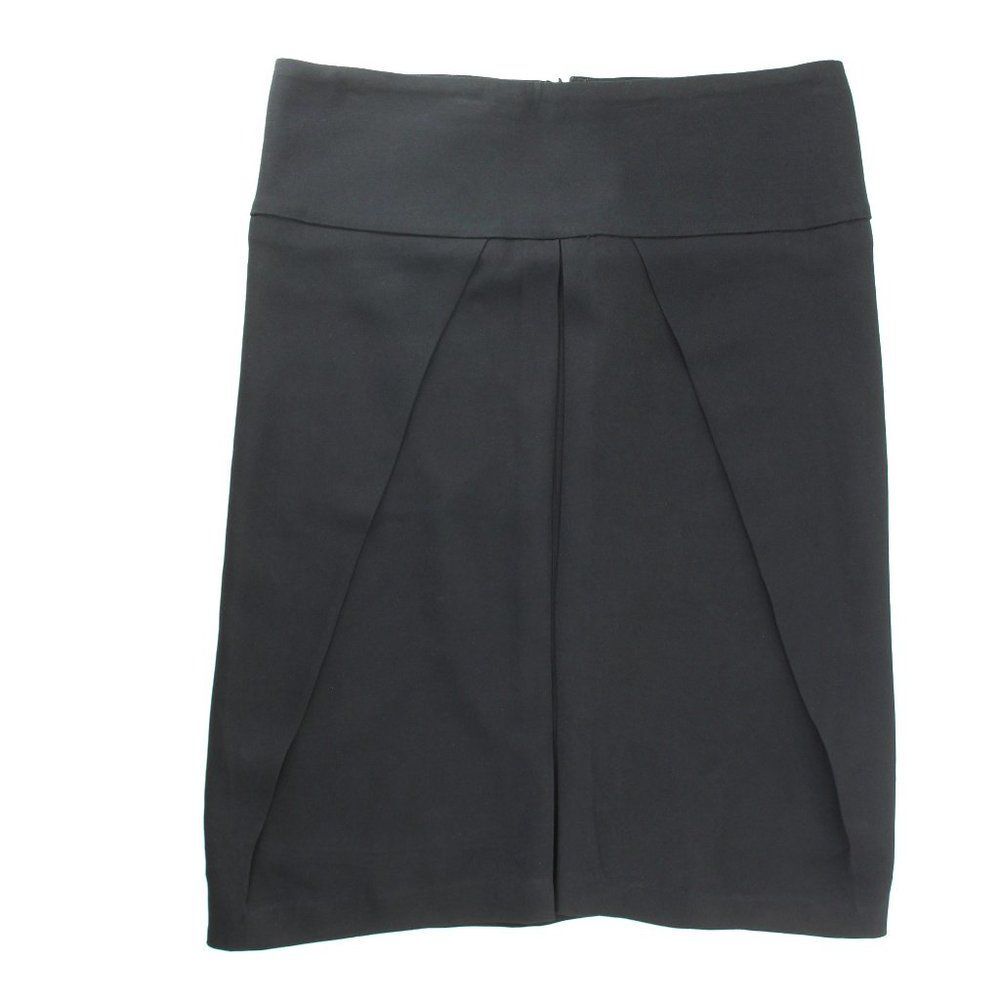 Fuzzi NWT Black Origami Skirt IT42 US6 Crepe Lined Vintage 90s Y2K Minimalist